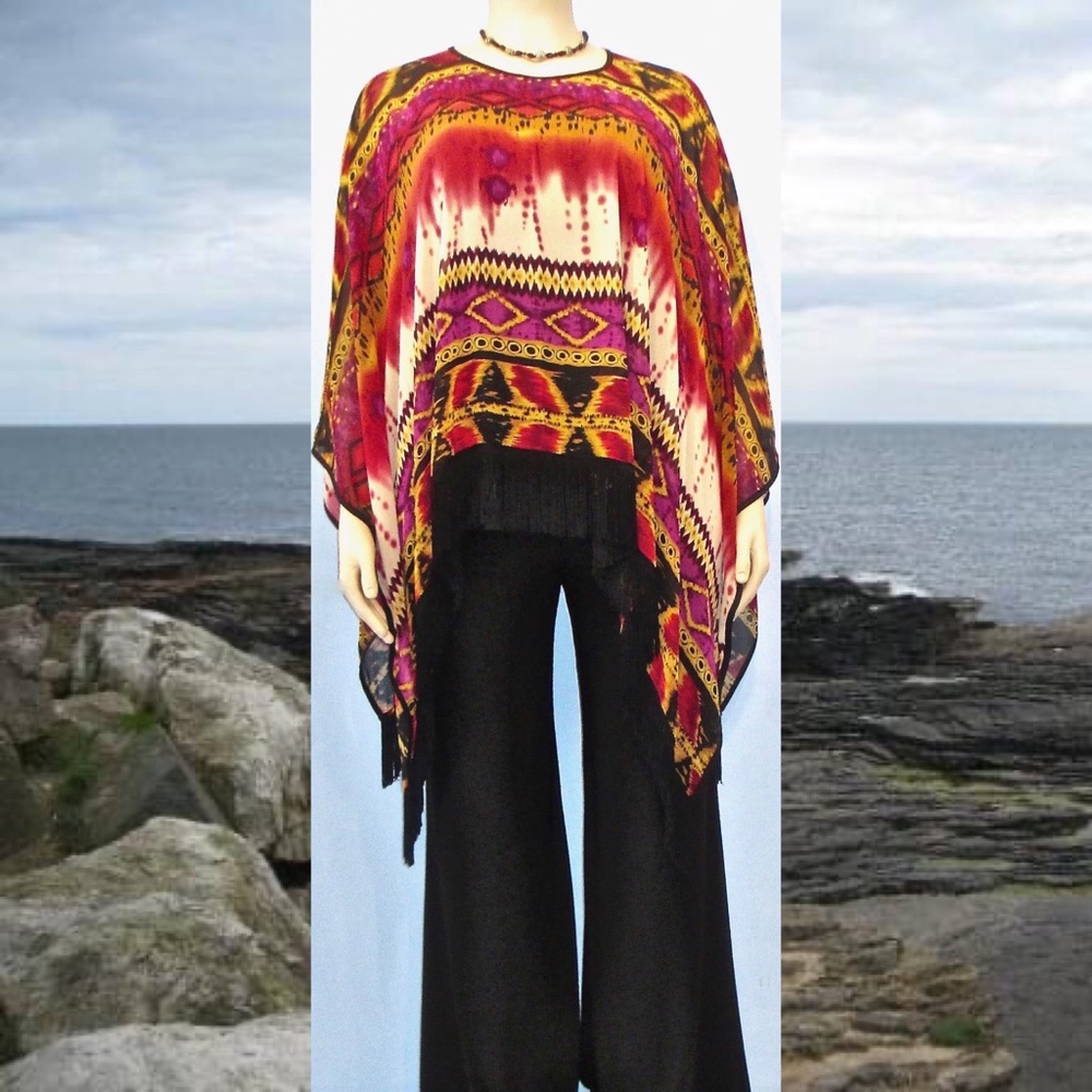 JFD Cocopah Fringe Poncho
